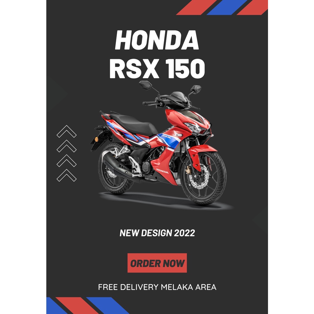 Honda Rsx 150 New Design 2022 Shopee Malaysia