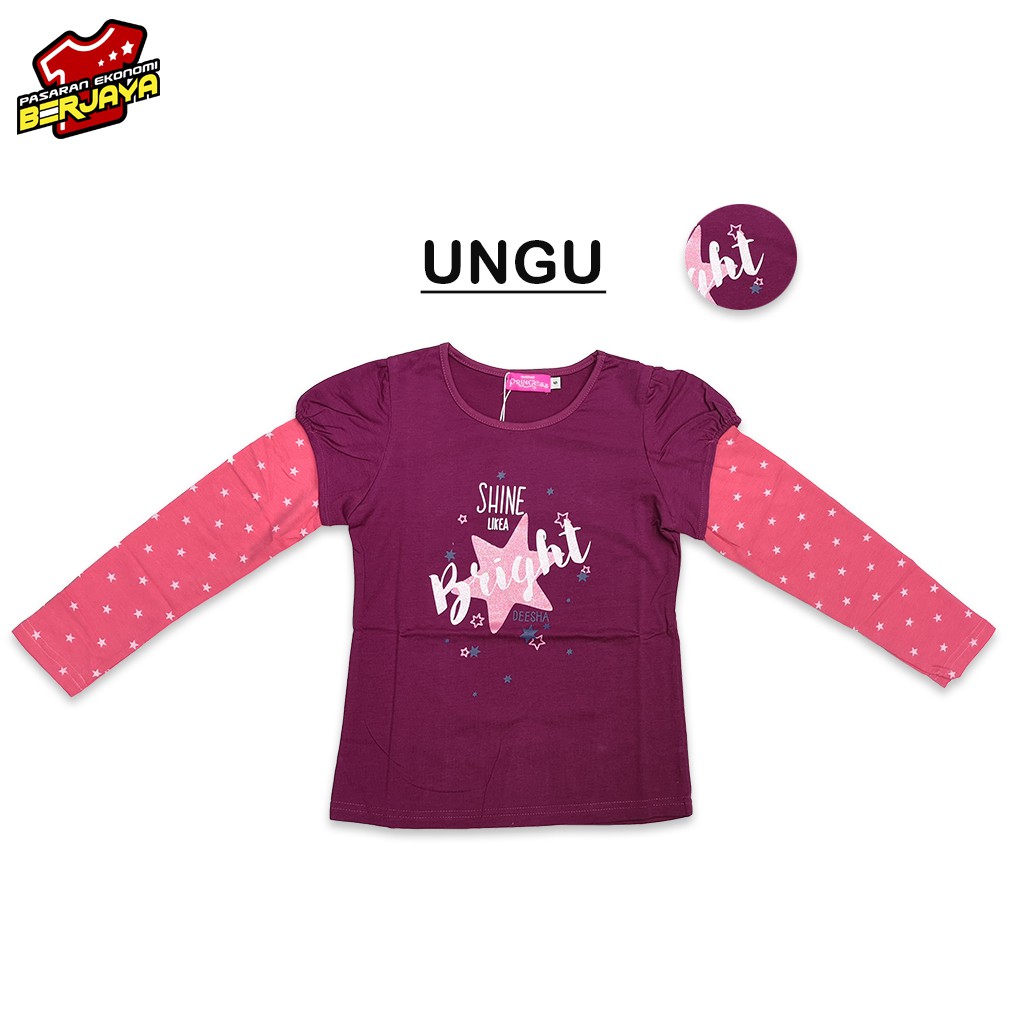 Baju Budak Perempuan A20611 Lengan Panjang Kids Girl Long Sleeve Shirt Girl Fashion Ready Stock Fastdelivery Shopee Malaysia