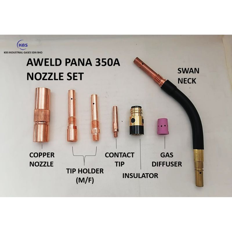 PANA 350A NOZZLE SET FOR MIG CO2 Shopee Malaysia