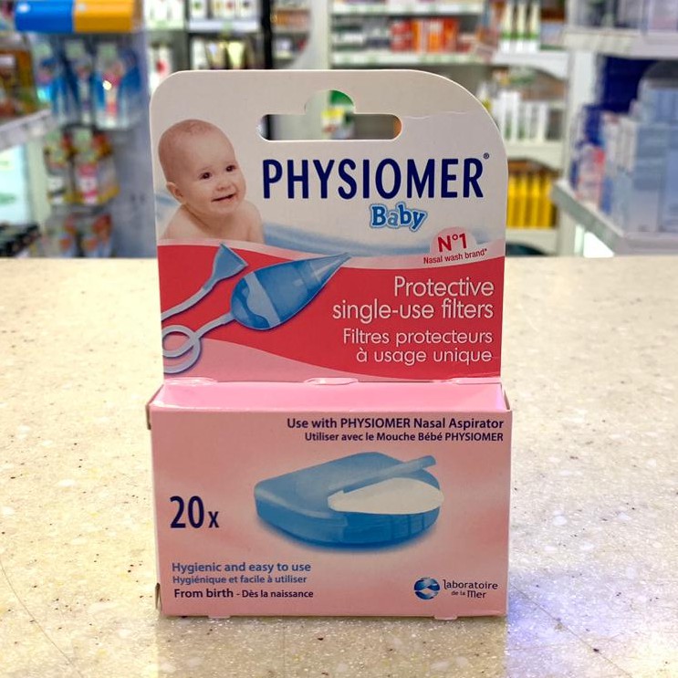 physiomer baby nasal aspirator filter