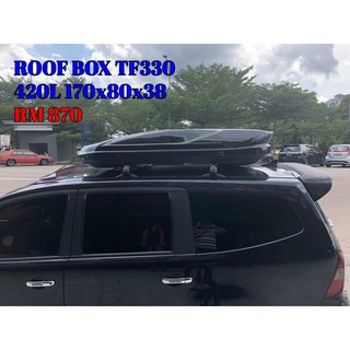 Roof Box Tf 330 420l Shopee Malaysia