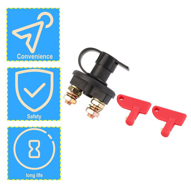 3500А max Isolator Disconnect Cut Off Cut Out for TIR Boat HGV Truck 06-025 AutoCommerse 24V Main Battery Isolation Switch 350А 