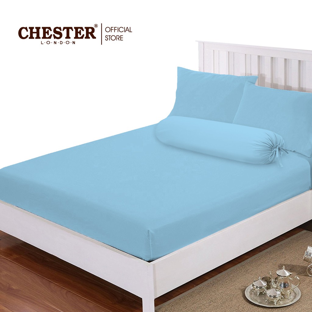 [New Arrival] Chester London Plain Colour Super Single Fitted Bedsheet