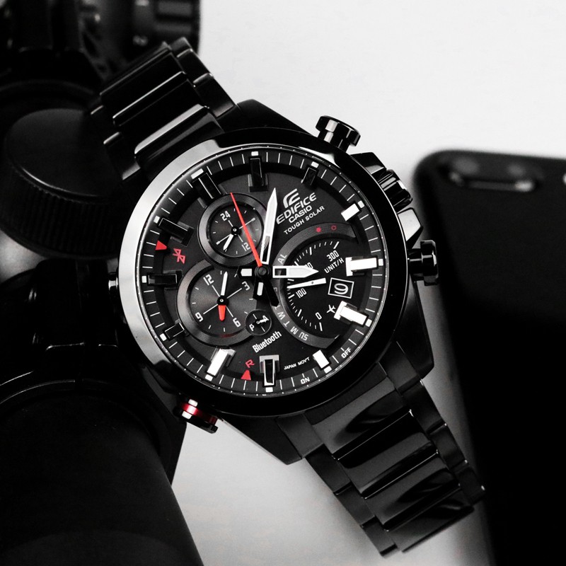 casio edifice black watch