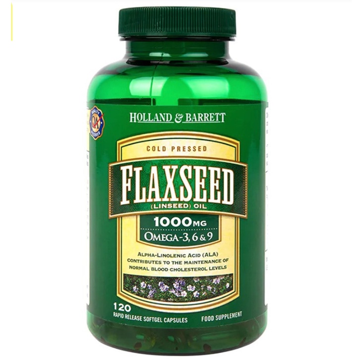 Holland & Barrett FLAXSEED OIL 1000MG 120S Shopee Malaysia