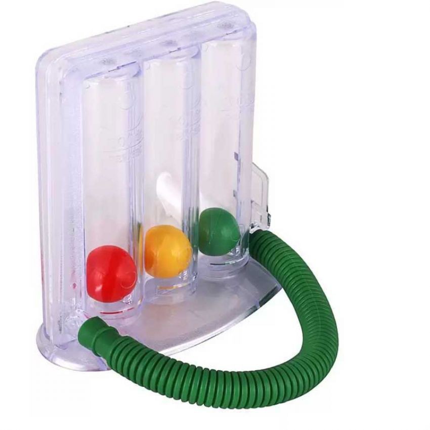 Incentive Spirometer Inhaler /Deep Breathing Exercise 3 Bola Exercise