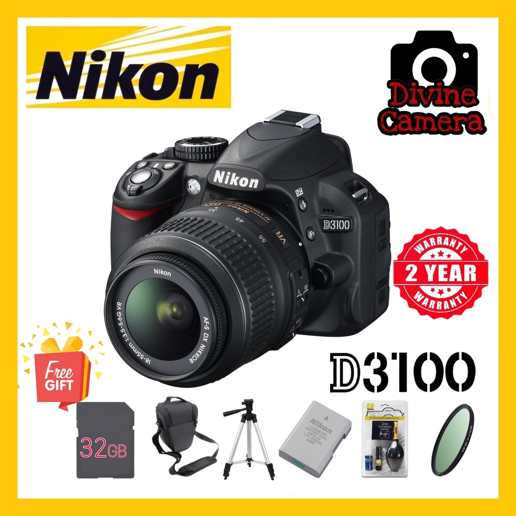 Nikon D3100 Digital Camera DSLR 18-55mm | Shopee Malaysia