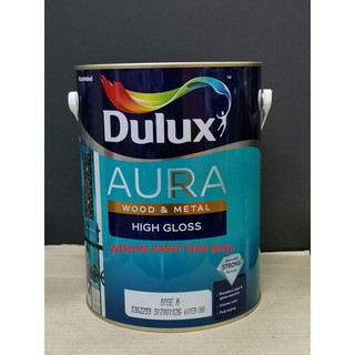 L White Dulux Aura Wood Metal High Gloss Finish Paint Shopee Malaysia