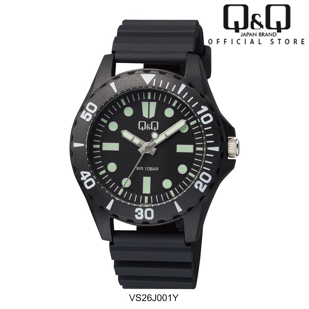 Q&Q Japan by Citizen Men's Resin Analogue Watch VS26 Shopee Malaysia