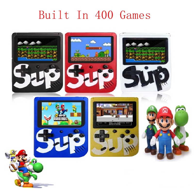 Sup Retro Classic Portable Pocket Mini Handheld Game Console controller Game pad Built in 400 Games 8 bit 3.0 Inches