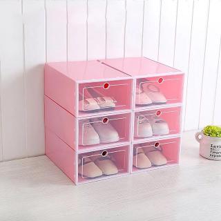 Plastic Shoes Rack Cabinet Box Kasut Kotak Simpan Kasut Storage box ...