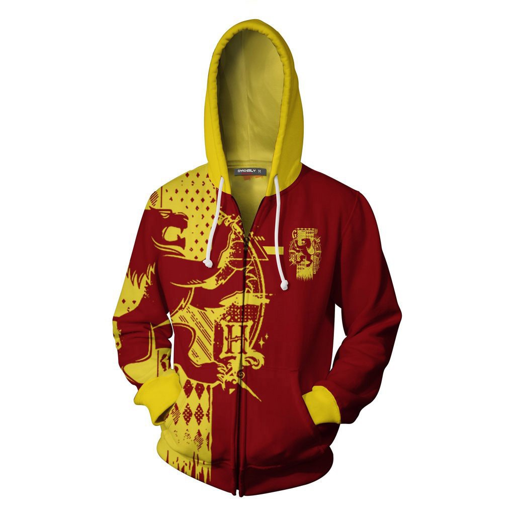 gryffindor zip up hoodie