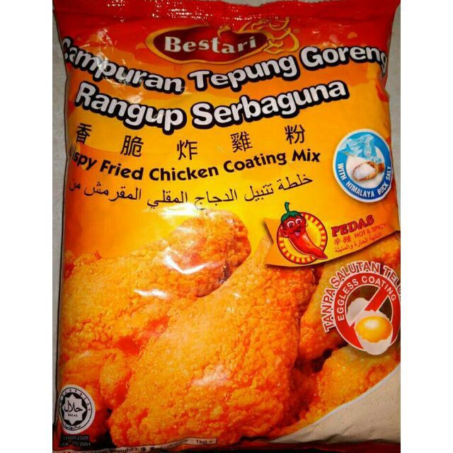 Tepung Goreng Serbaguna Bestari Original Spicy 1kg