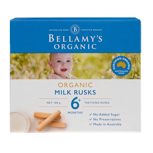 bellamy organic teething rusks