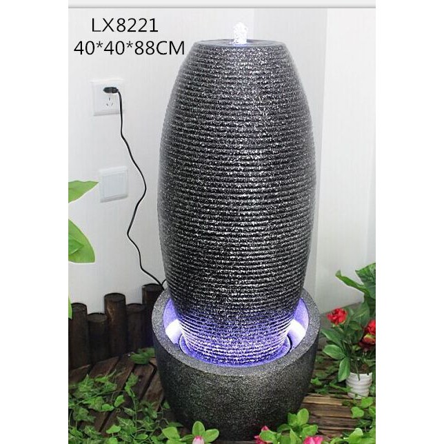 Water Fountain Vase Lx8221 Feng Shui Home Decoration Shopee