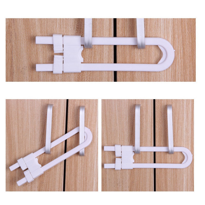 4pcs Baby Safety Lock Prevent Child From Opening Drawer Cabinet