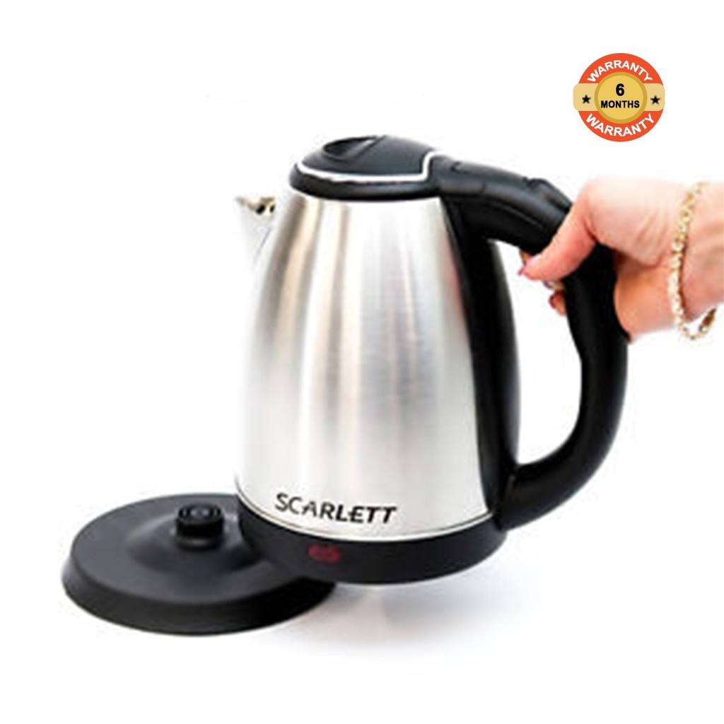 Stainless Steel 2l Electric Kettle Ketel Teko Jug Cerek Elektrik Tea Maker Hot Water Pemanas Shopee Malaysia