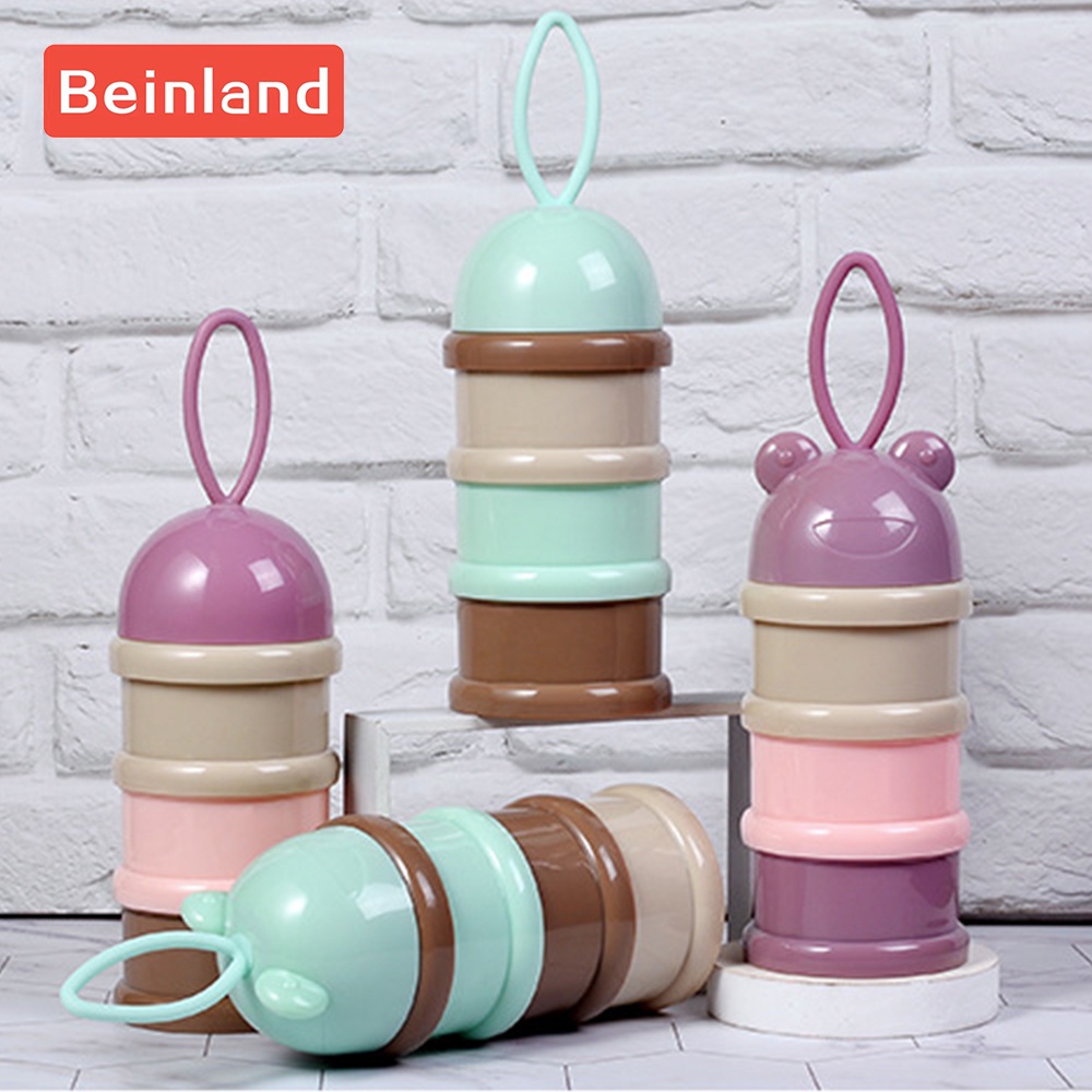 Beinland 3 Layer Baby Milk Powder Box Baby Food Storage Box Milk Powder