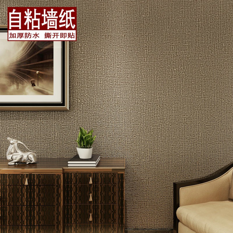 53cm*5m Self-adhesive Wallpaper minimalis sederhana warna pepejal pelekat diri pelekat non ...