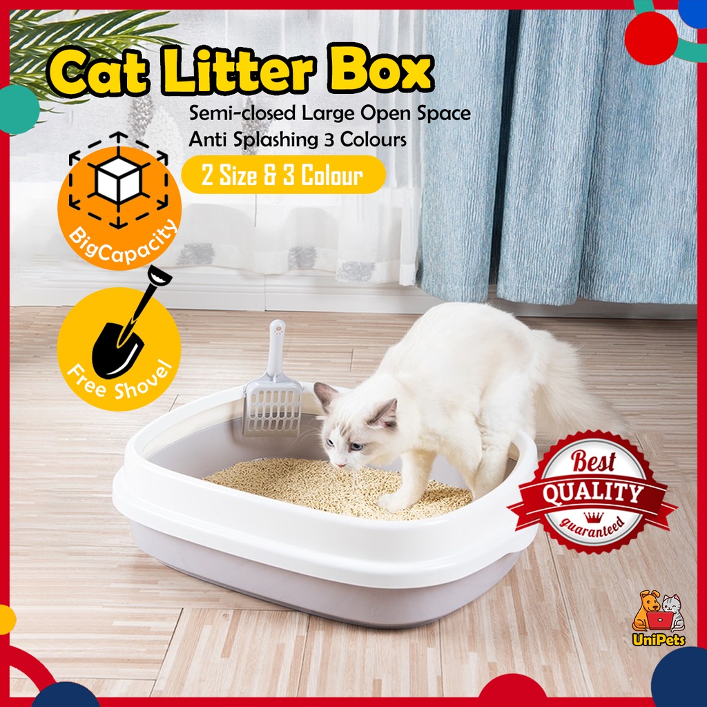 Cat Litter Box Tempat berak kucing Bekas Tandas Kucing Tray European ...