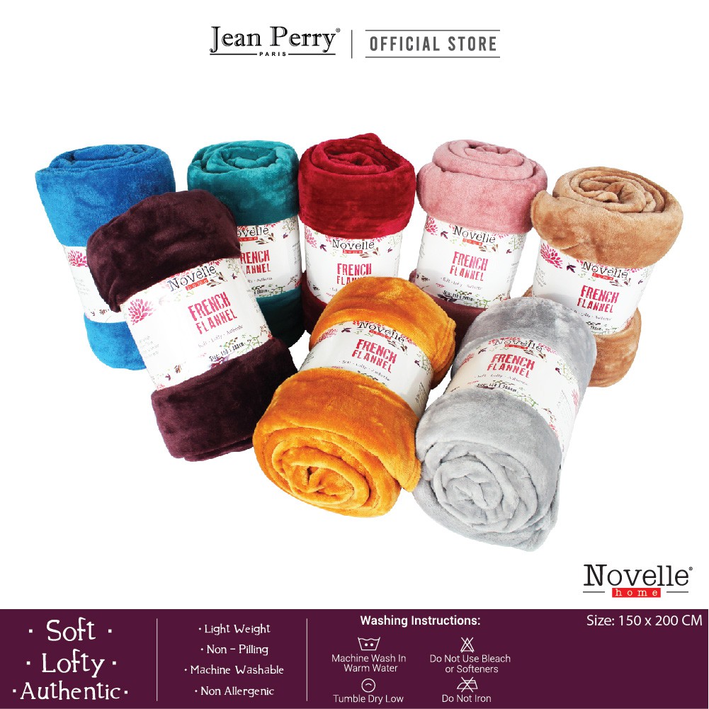 Novelle French Flannel Blanket 150cm x 200cm Shopee Malaysia