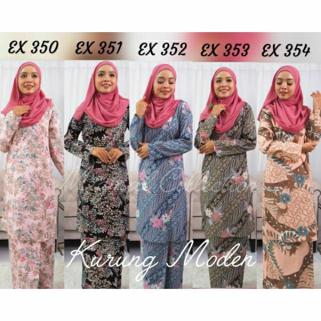  Kurung  Moden  Cotton  EX 01 359 Baju  Kurung  Moden  Eksklusif 