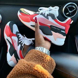 puma rs x white and red
