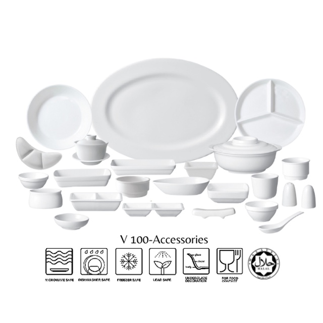 CLAYTAN VC Hotelware Lead Safe Ceramic Tableware Accessories V100 ...