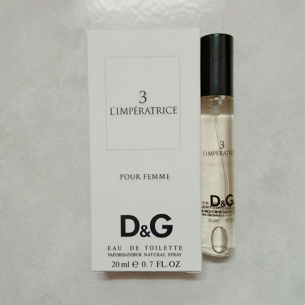 D&G 3 L'IMPERATRICE POUR FEMME EDT (20ML) | Shopee Malaysia