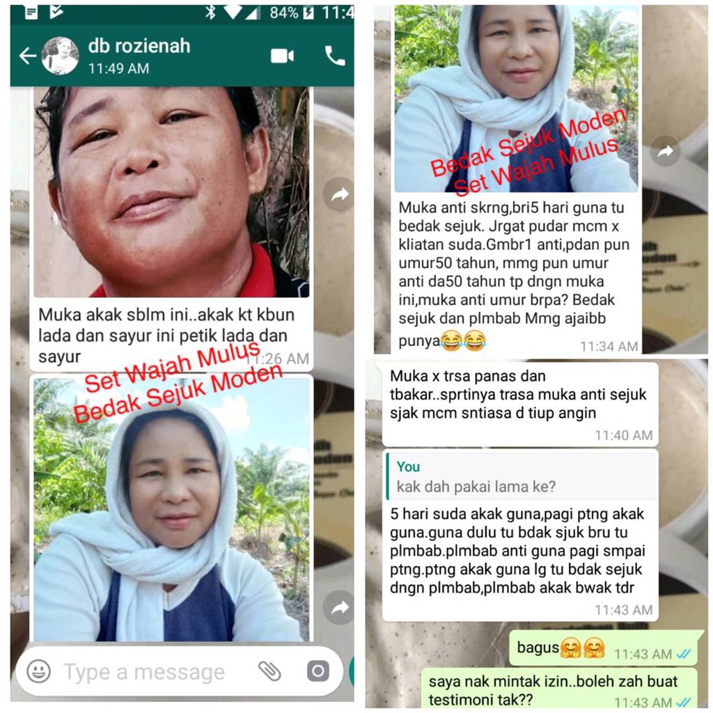 Bedak Sejuk Moden Set Wajah Mulus Rawat Jeragat Jerawat Resdong Pos Setiap Hari Shopee Malaysia