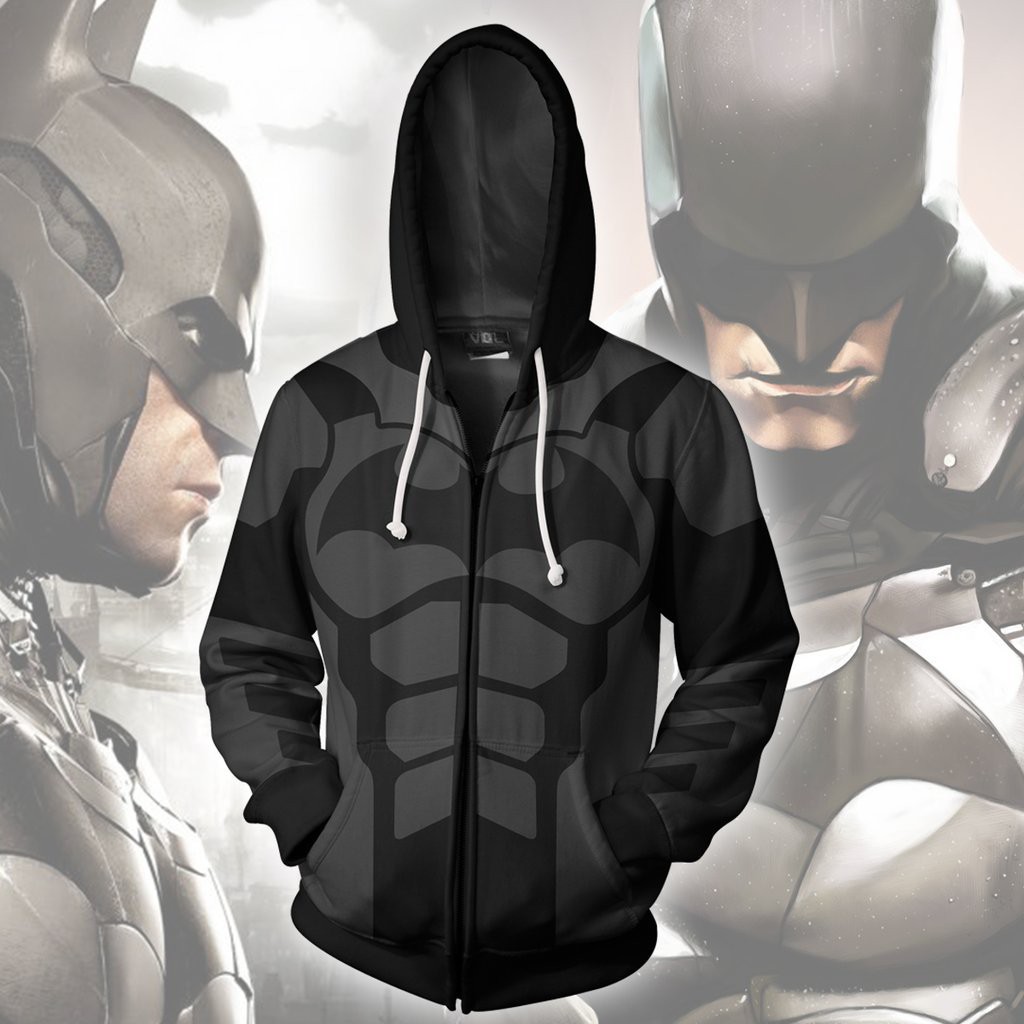 batman zip up hoodie mens