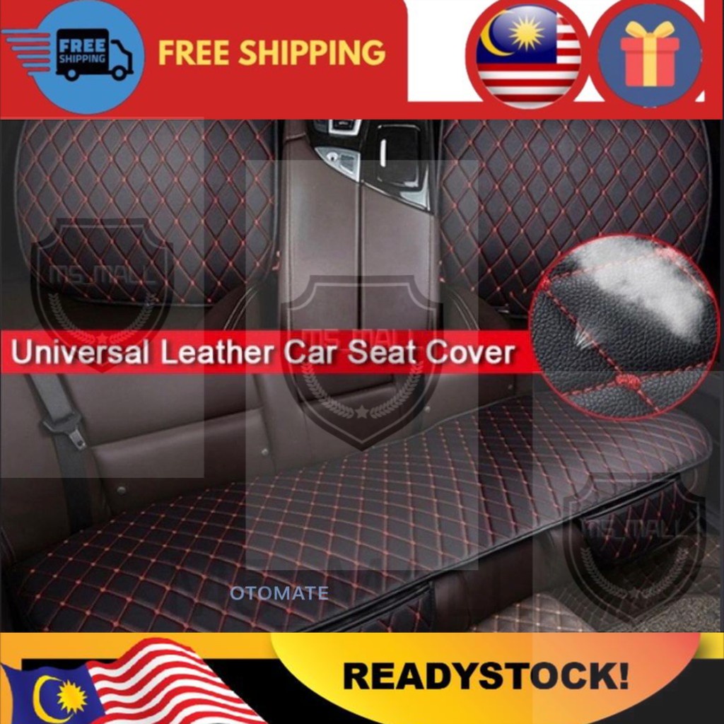 ! Ready StockLEATHER SEAT DAD Style Soft Cushion Seat Cover Pad Kusen Front Rear Driver grab