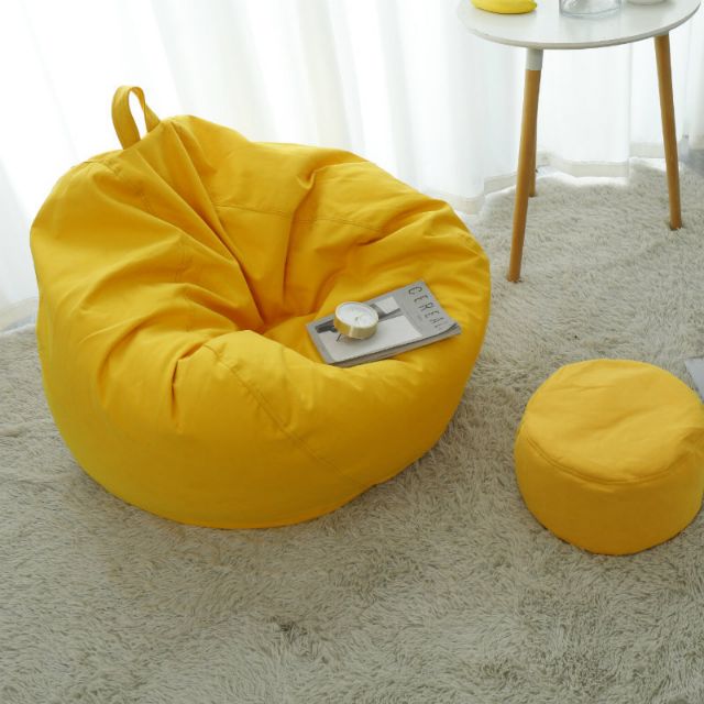 Lazy Sofa Bean Bag Chair With Pedal Epp Foam Filler Shopee Malaysia