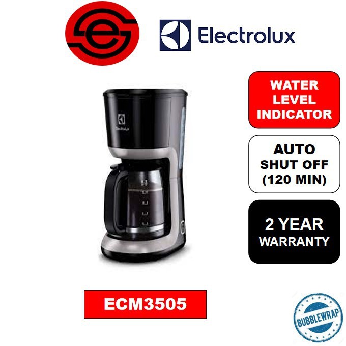 ELECTROLUX ECM3505 EASYSENSE COFFEE MAKER(2 YEAR WARRANTY) Shopee Malaysia