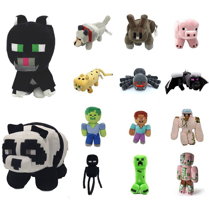 minecraft plush collection