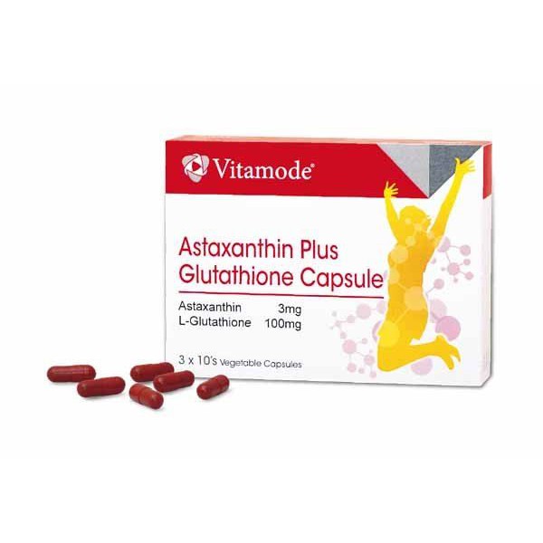 Vitamode Astaxanthin Plus Glutathione Capsule 30 S Shopee Malaysia