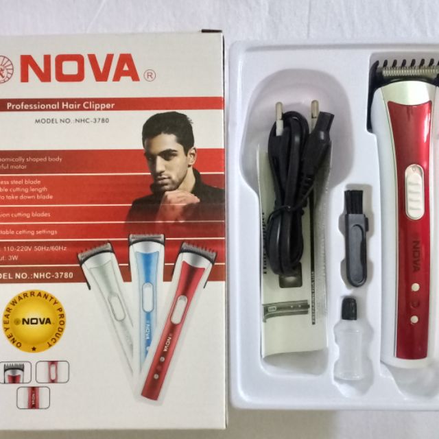 NOVA Professional Hair Clipper | Shopee Malaysia