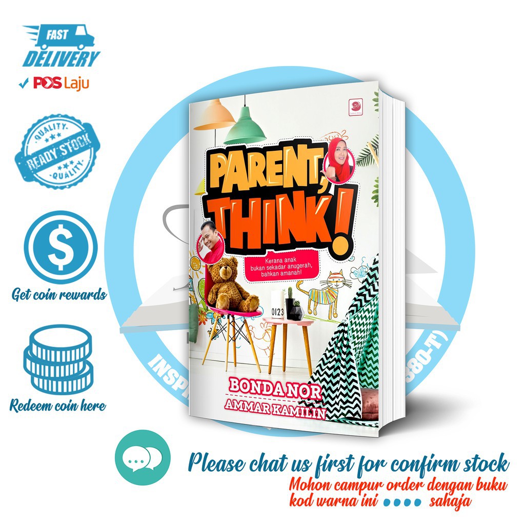 BUKU PARENT-THINK By Bonda Nor & Ammar Kamilin (NEW) | Shopee Malaysia