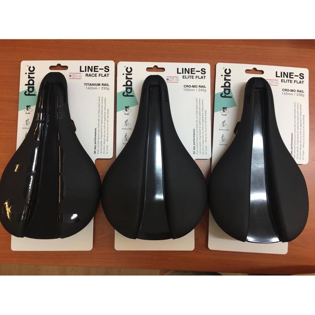 fabric cycling saddle
