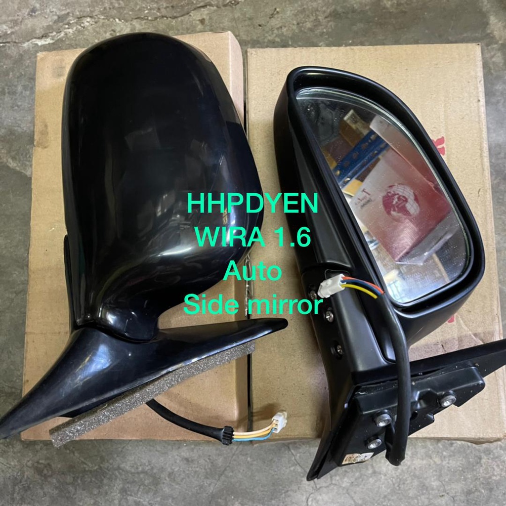 PROTON WIRA FRONT SIDE MIRROR (AUTO)ADJUST SIDE MIRRO GLASS [LEFT