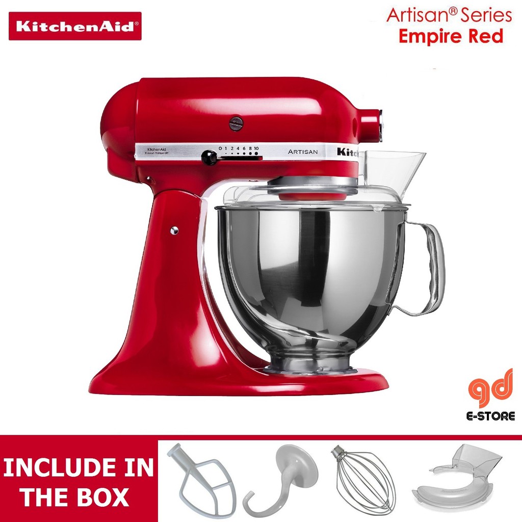 Kitchenaid 5ksm150psber Artisan Tilt Head Stand Mixer 4 8l Shopee Malaysia