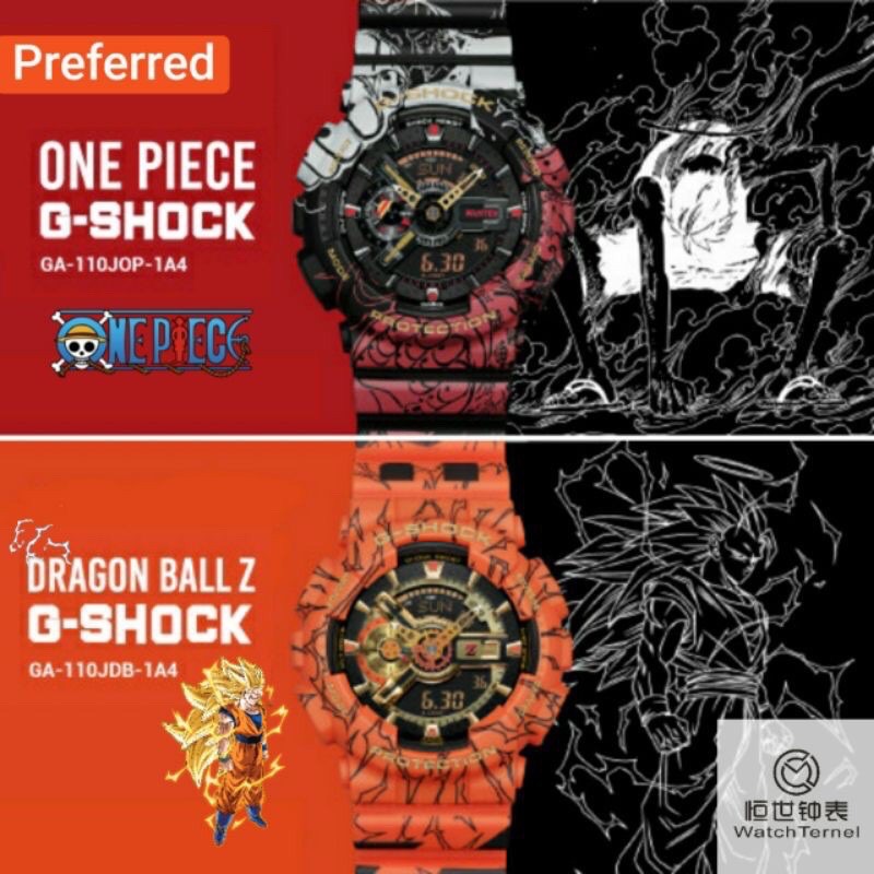 G Shock One Piece X Dragonball Z Limited Edition Like Ori Japan Shopee Malaysia