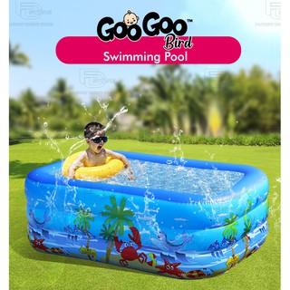 {NEW 2021} GooGoo Bird 7 Sizes Inflatable Swimming Pool Beach Crab Design Kids Pool Baby Pool ...