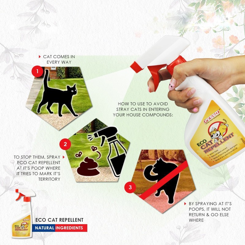 Japan 500Ml Pet Stay Away Spray Anti Pee/Poop/Chew/Mating/Scratch Cat