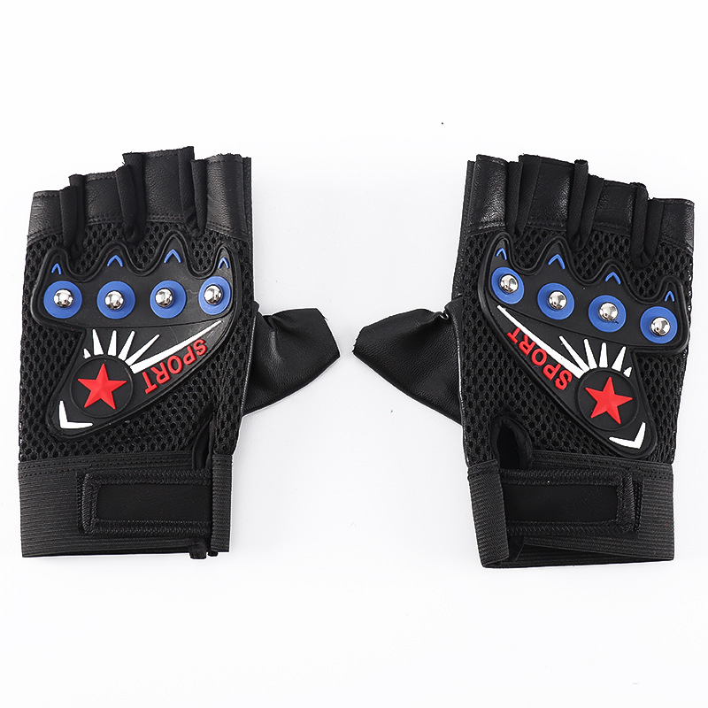 Bike Gloves Bicycle Cycling Fingerless Gloves Breathable Sweat