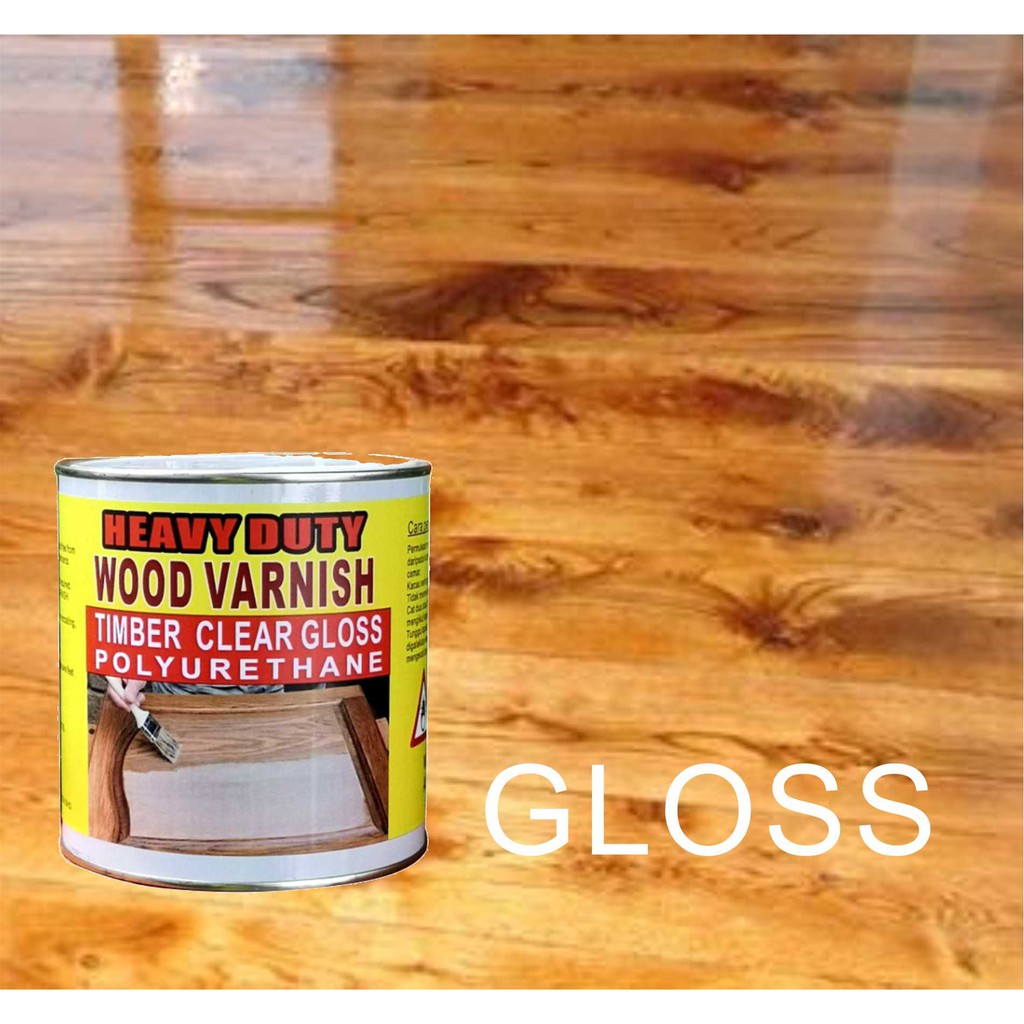 WOOD VARNISH 1L ( CLEAR GLOSS ) TIMBER CLEAR GLOSS POLYURETHANE HEAVY