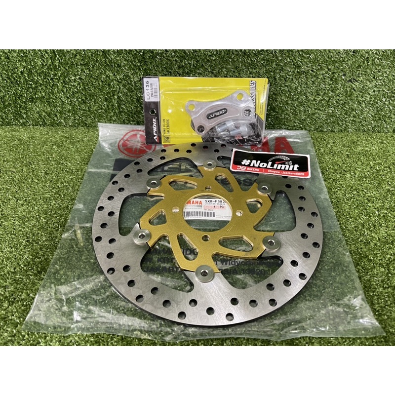 Y15ZR 267MM FLOATING FRONT DISC SUNSTAR WITH BRACKET YAMAHA THAILAND ...