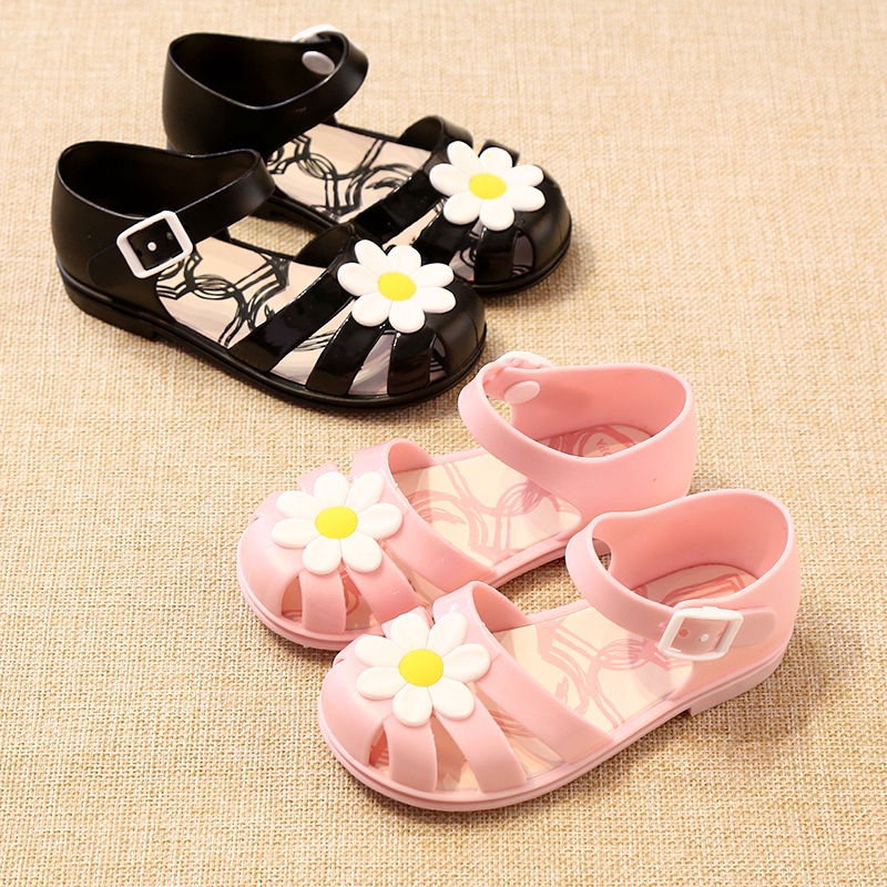  Girls  Sandals  Korean Edition Children s Lovely Flowers 