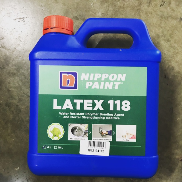 NIPPON PAINT LATEX 118 MULTI FUNCTION WATER RESISTANT BONDING AGENT