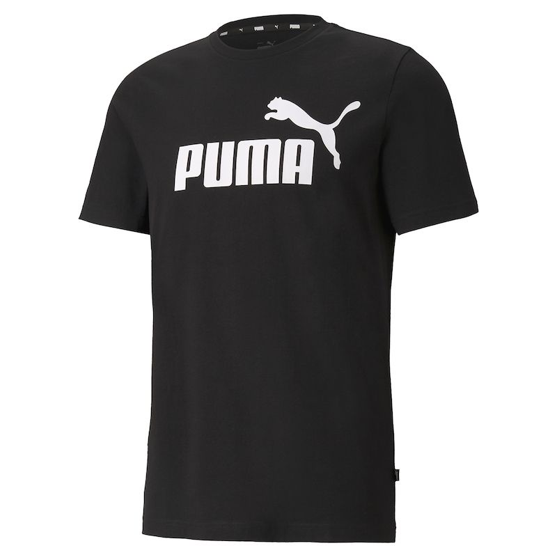 Puma ESS Logo Tee T Shirt Core Style Puma Black 58666601 100% Original ...